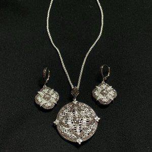 Keith Jack Day & Night - 18" Necklace and Earrings